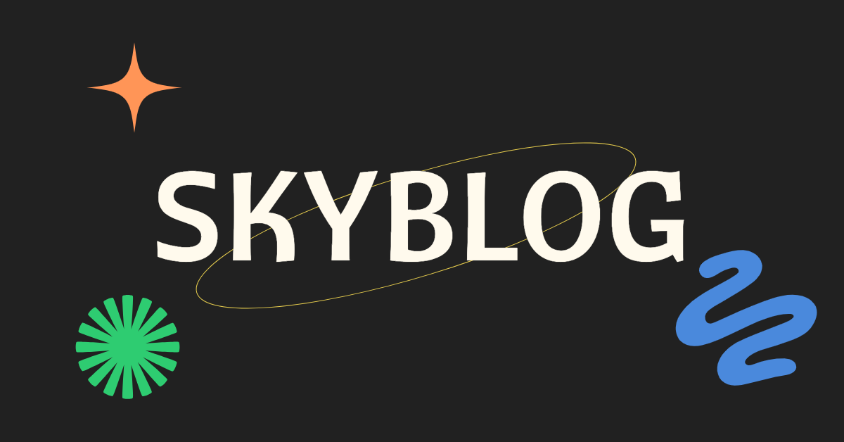 Screenshot of Skyblog